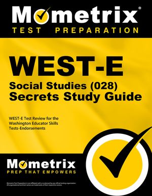 WEST-E Social Studies (028) Secrets Study Guide image number 0