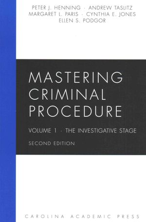 Mastering Criminal Procedue : The Investigative Stage image number 0