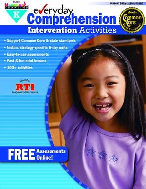 Everyday Comprehension Intervention Activities Grade K Book Teacher Resource image number 0