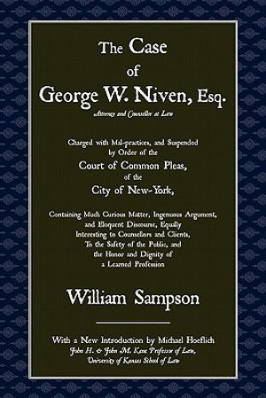 The Case of George W. Niven, Esq. image number 0