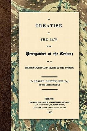 A Treatise on the Law of the Prerogatives of the Crown image number 0