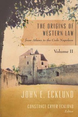 The Origins of Western Law from Athens to the Code Napoleon image number 0