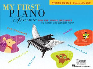 My First Piano Adventure, Writing Book B, Steps on the Staff: For the Young Beginner image number 0