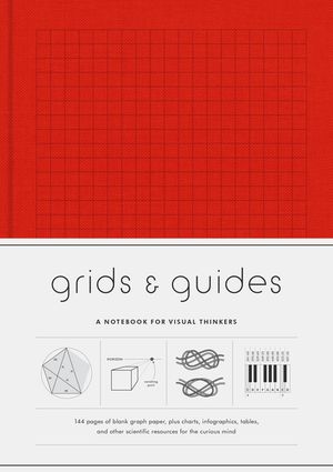 Grids & Guides (Red): A Notebook for Visual Thinkers (Stylish Clothbound Journal for Design, Architecture, and Creative Professionals and St image number 0