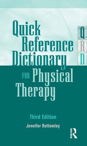 Quick Reference Dictionary for Physical Therapy image number 0