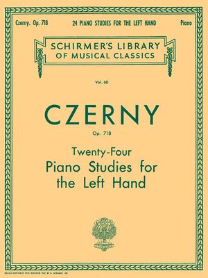 Twenty-Four Piano Studies for the Left Hand, Op. 718 image number 0