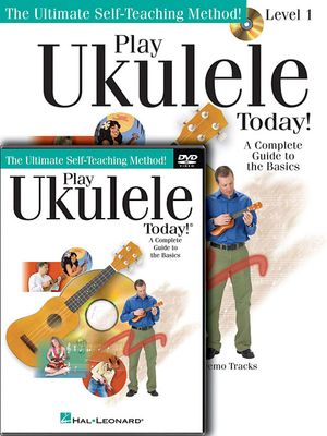 Play Ukulele Today! Beginner's Pack: Level 1 Book with Online Audio & Video With CD (Audio) And DVD image number 0