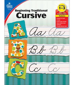 Beginning Traditional Cursive, Grades 1 - 3 image number 0