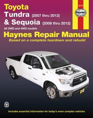 Haynes Toyota (2007-2012) & Sequoia (2008-2012): All 2WD and 4WD Models image number 0