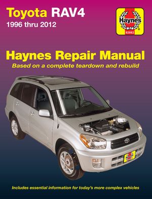 Toyota Rav4 1996 Thru 2012 Haynes Repair Manual image number 0
