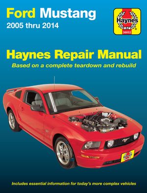 Ford Mustang 2005 Thru 2014 Haynes Repair Manual image number 0