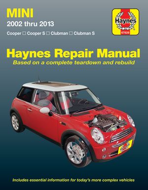 Mini Cooper, Cooper S, Clubman & Clubman S 2002 Thru 2013 Haynes Repair Manual: Cooper, Cooper S, Clubman, Clubman S image number 0