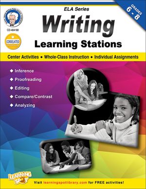 Writing Learning Stations, Grades 6-8 image number 0
