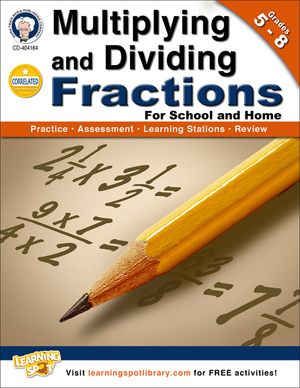 Multiplying and Dividing Fractions, Grades 5-8 image number 0