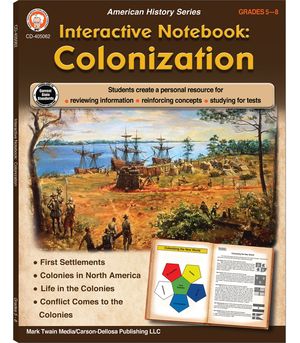Interactive Notebook: Colonization Resource Book, Grades 5 - 8 image number 0