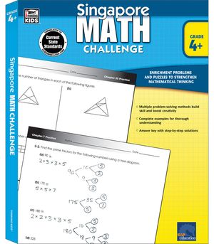 Singapore Math Challenge, Grades 4 - 6 image number 0