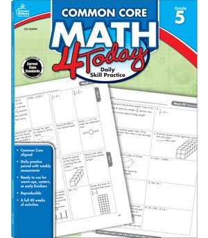 Common Core Math 4 Today, Grade 5 image number 0