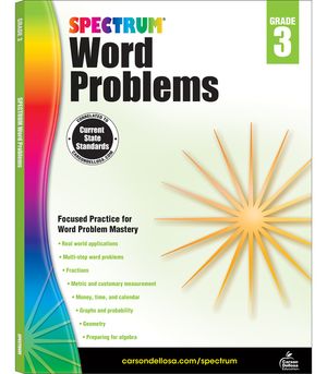 Spectrum Word Problems, Grade 3 image number 0