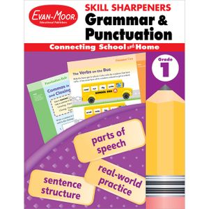 Skill Sharpeners Grammar and Punctuation, Grade 1 image number 0