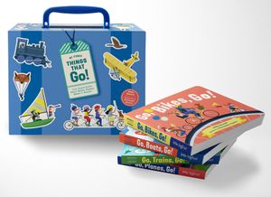 My First Things That Go: A 4-Book Board Book Box Set of Boats, Planes, Bikes, and Trains for Toddlers 1-3 image number 0