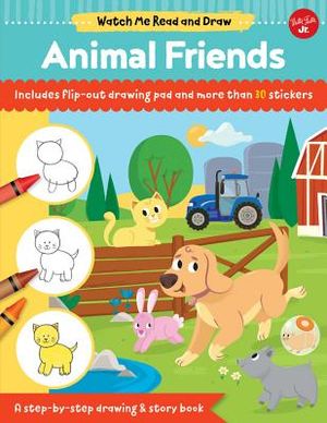 Watch Me Read and Draw: Animal Friends: A Step-By-Step Drawing & Story Book image number 0