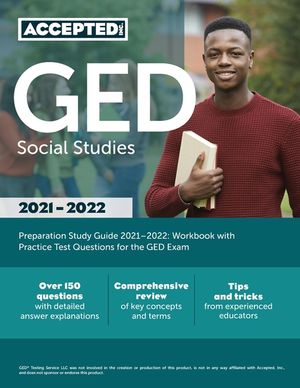 GED Social Studies Preparation Study Guide 2021-2022: Workbook with Practice Test Questions for the GED Exam image number 0