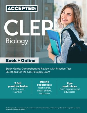 CLEP Biology Study Guide: Comprehensive Review with Practice Test Questions for the CLEP Biology Exam image number 0