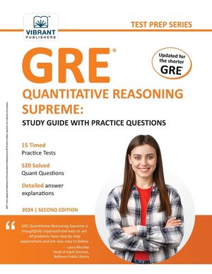 GRE Quantitative Reasoning Supreme: Study Guide with Practice Questions image number 0