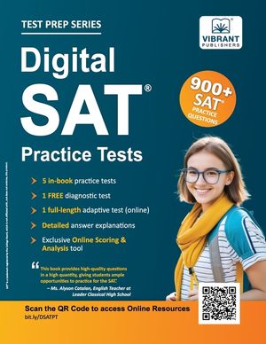Digital SAT Practice Tests: 900+ SAT Practice Questions image number 0