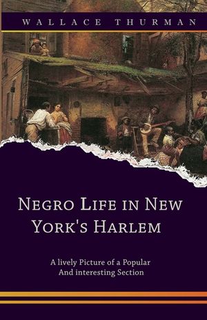 Negro life in New York's Harlem A lively picture of a popular and interesting section image number 0