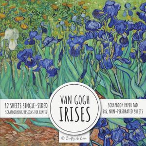 Van Gogh Irises Scrapbook Paper Pad: 6x6 Scrapbooking Designs for Cardmaking, DIY Crafts, Printmaking, and Papercrafts image number 0