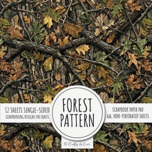 Forest Pattern Scrapbook Paper Pad: 6x6 Scrapbooking Designs for Cardmaking, DIY Crafts, Printmaking, and Papercrafts image number 0