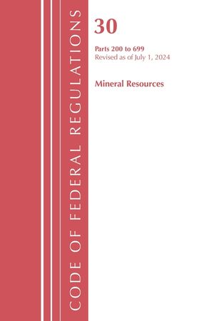Code of Federal Regulations, Title 30 Mineral Resources 200-699, 2023 image number 0
