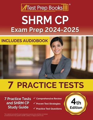 SHRM CP Exam Prep 2023-2024: 5 Practice Tests and SHRM Study Guide [4th Edition] image number 0