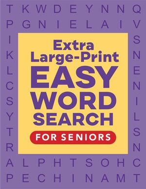 Extra Large-Print Easy Word Search for Seniors image number 0