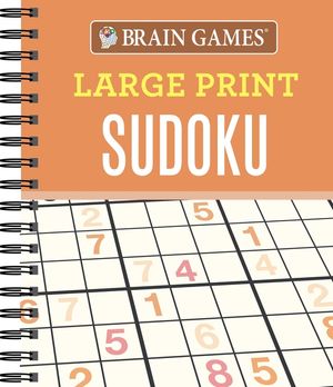 Brain Games - Large Print Sudoku image number 0