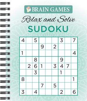 Brain Games - Relax and Solve: Sudoku (Teal) image number 0
