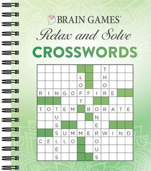 Brain Games - Relax and Solve: Crosswords (Green) image number 0