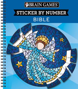 Brain Games - Sticker by Number: Bible (28 Images to Sticker) image number 0