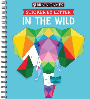 Brain Games - Sticker by Letter: In the Wild (Sticker Puzzles - Kids Activity Book) image number 0