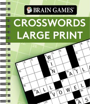 Brain Games - Crosswords Large Print (Green) image number 0