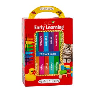 My Little Library: Early Learning - First Words (12 Board Books & Downloadable App!) image number 0