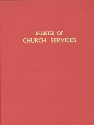 Register of Church Services: #400 image number 0