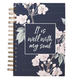 Journal Wirebound Large It Is Well with My Soul image number 0
