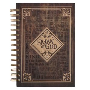 Journal Wirebound Large Man of God image number 0