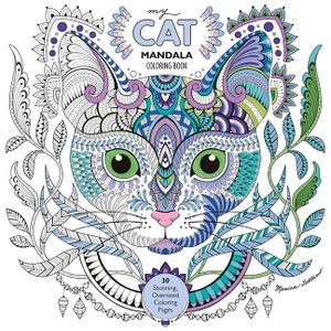 My Cat Mandala Coloring Book: 30 Stunning, Oversized Coloring Pages image number 0