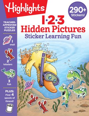 123 Hidden Pictures Sticker Learning Fun image number 0