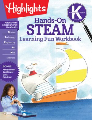 Kindergarten Hands-On Steam Learning Fun Workbook image number 0
