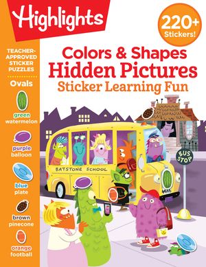 Colors & Shapes Hidden Pictures Sticker Learning Fun image number 0