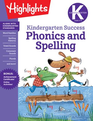 Kindergarten Phonics and Spelling Learning Fun Workbook image number 0